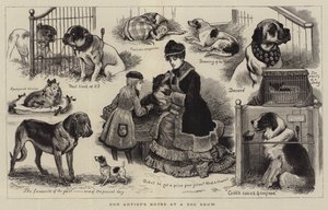 Notes de notre artiste à une exposition canine
